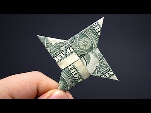 Origami Dollar Ninja Star (Shuriken)