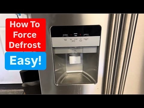 Maytag Refrigerator how to FORCE DEFROST