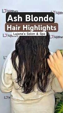Ash Blonde Hair Highlights 🔥✨ #hair #hairhighlights #haircolor #youtubeshorts #shorts