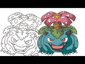 How To Draw Venusaur | Pokemon tutorial video