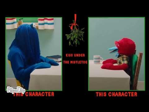 Day 17: What if Blue guy and Red Duck kiss under the Mistletoe?