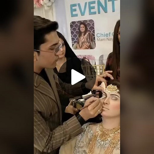Makeup Artist Life: Qasim Liaqat's Signature Bride