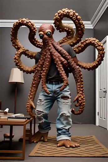 Octo Man | WTF | #shorts #ai
