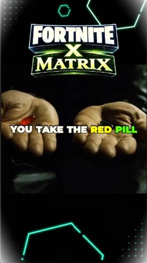 Fortnite X Matrix Do you Take the Red or Blue Pill? Only on ⁨@AliA⁩ Super 1v1 FFA Map