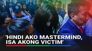 Claiming she is a mere "victim" and not one of the masterminds behind illegal POGOs, dismissed Bamban, Tarlac mayor Alice Guo finally agreed to name the "most guilty" in a closed-door executive session with senators. See comments section for the related story. | ABS-CBN News