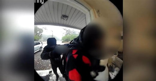 WATCH: Home invasion captured on camera shows 3 men force GA woman back inside her home