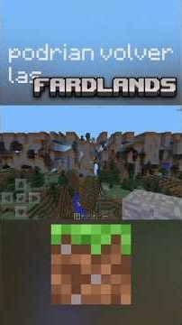 ¿podrían volver las Fardlands en Minecraft bedrock?