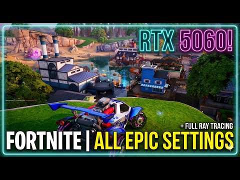 RTX 5060 Fortnite Gameplay! Epic Settings Max Frame Rate