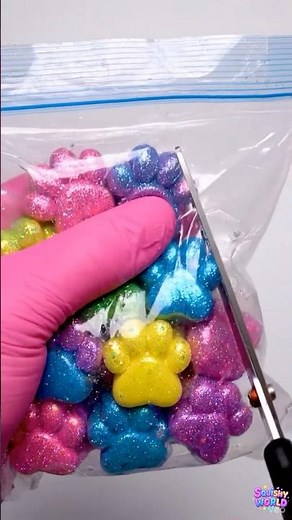 ASMR Cute Paw Slime 🐾 | Fluffy & Stretchy Sounds | Stress Relief VideoSatisfyingASMR