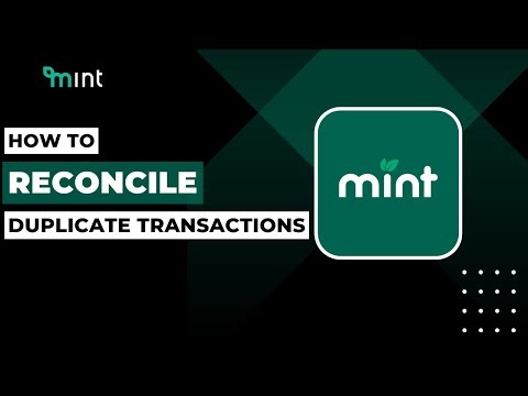 How To Reconcile Duplicate Transactions In Mint