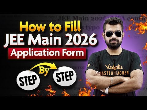 How to Fill JEE Main 2026 Application Form Step-by-Step ✅🔥Shimon Sir
