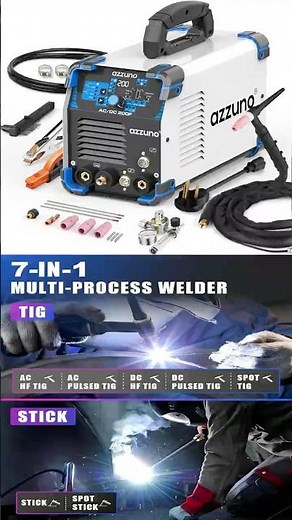 AC/DC TIG Welder 200A ⚡ Pulse Power Welding Machine | Head Power India 🔥 #shorts #welding