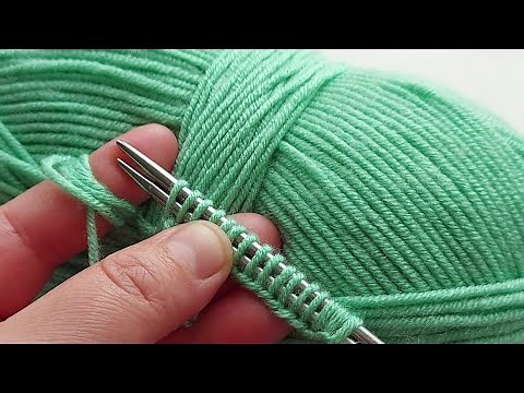 Easy And Beautiful knitting pattern🫠#trending
