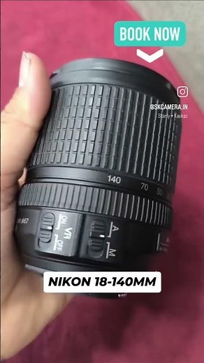 Nikon AF-S DX NIKKOR 18-140mm f/3.5-5.6G ED VR Lens | Versatile All-in-One Zoom Lens...#nikon #18140
