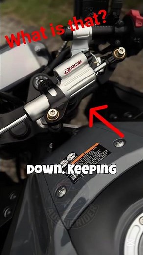 Why Do Motorcycles Have Steering Dampers? | Explained Simply #aussierider