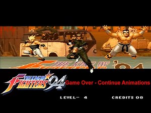 Game Over - Continue/Retry The King of Fighters 94 - Arcade Version