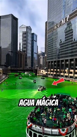 “Why does the Chicago River change COLOR every year?” 🍀