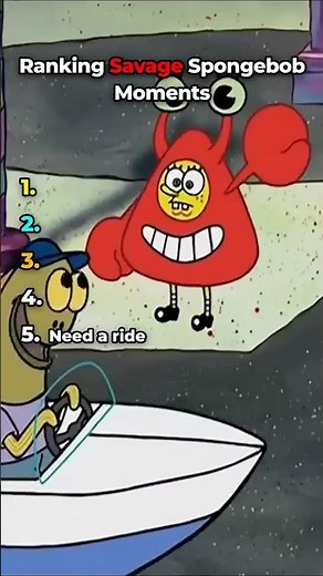 Ranking Savage Spongebob Moments 🔥 #ranked #shorts #funny