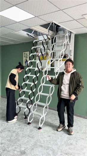 #ladder #retractable space‑saving, and reliable for daily use.