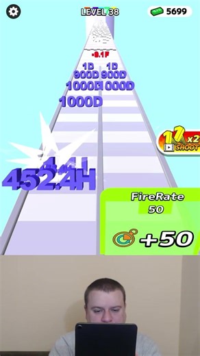 Number Merge Run : Shooting ❗Level 38❗#shorts #games #NumberMergeRun