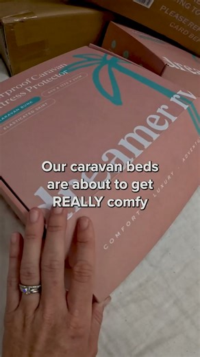 Enjoy better sleep in your caravan with our Wanderluxe™ Mattress Toppers. 🌙 Struggling to get comfortable on your caravan mattress? 🛋️ Join over 300 happy campers who enjoy Wanderluxe™ Mattress Toppers for a more restful night. 😴 ✨ Say goodbye to stiff backs and hello to peaceful sleep. ✨ Wake up feeling refreshed and ready to enjoy your day. Make your caravan adventures even better with a better night’s sleep. 🚐 Shop now! | Dreamer RV