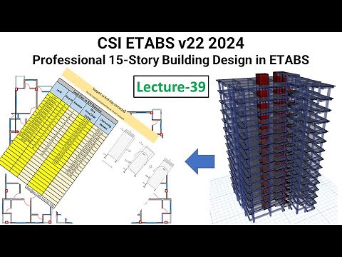 39. CSI ETABS v22 2024: Check Model In Etabs - Building Overturning Moment Check in etabs