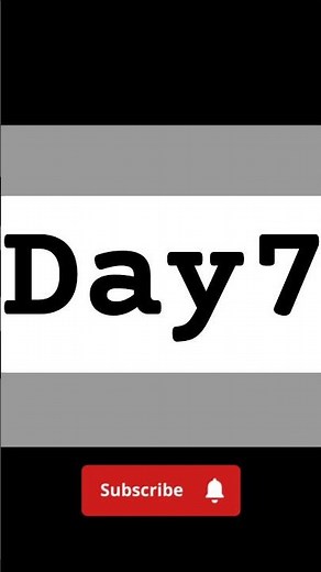 Day 7 Python Tutorial | For Loop, While Loop, Break & Continue #pythontutorial #learnpython #shorts