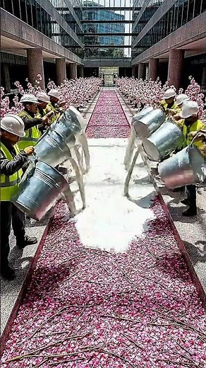 Wow!Absolutely stunning cherry blossom epoxy flooring!#epoxy #homedesign #interiordesign #dreamhouse