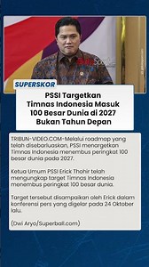 BUKA TAHUN DEPAN!!! PSSI Targetkan Timnas Indonesia Masuk 100 Besar Dunia di 2027