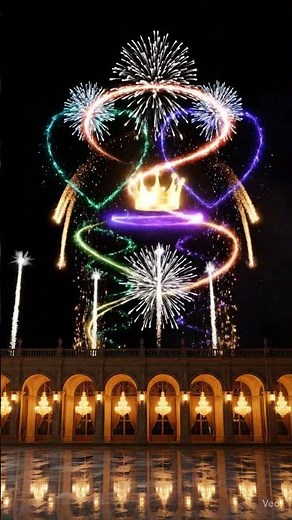 Royal Hearts & Spirals#fireworks #youtubeshorts #viral #tranding #asmr #foryoupage