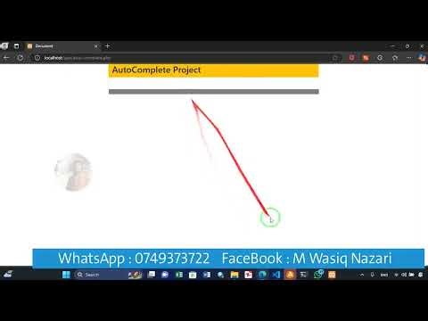 18- AutoComplete Project | Ajax | Jquery | PHP | MySQL | به زبان دری