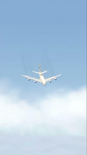 Terrible crash of Airbus A380 after very dangerous takeoff