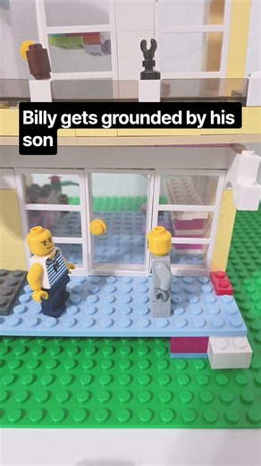 Billy gets grounded by his son #funny #lego #legostopmotion #brickfilm #grounded