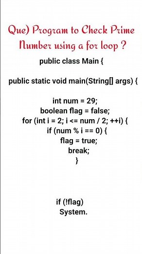How to find prime number in java।।prime number in java।।program to find the prime number in java।।