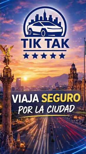 TIK TAK - viajes seguros por APP - Taxi - Mexico 2026 🇲🇽 #uber #didi #indrive #cdmx #viajes