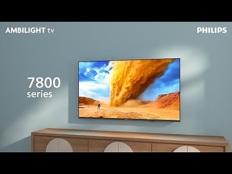 Philips TV introduces new 2025 model QLED 7800 series