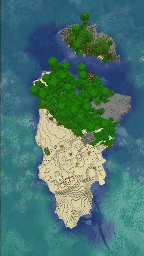 🏝️ Jungle Temple Island Village Seed - Minecraft Java Edition 1.20.6
