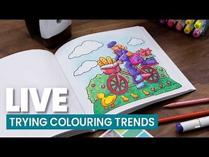 LIVE: Trying Colouring Trends!