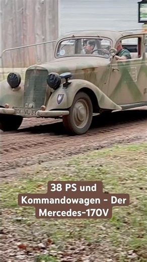 38 hp and command vehicle - The Mercedes 170V #shorts #ww2 #history #mercedes