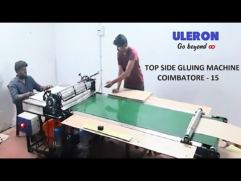 Board to Board Gluing Machine / Top side Gluing Machine with Conveyor