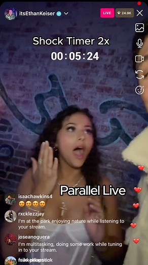 Ethan Keiser on Instagram: "I had an insane weekend using Parallel Live! The AI live stream is tons of fun. Get it on the App Store or Google Play #fakeittillyoumakeit #fame #nightlife #artificialintelligence"