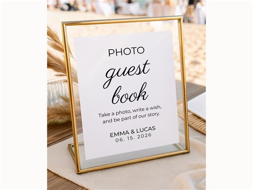 Wedding Guestbook Sign Bundle | Editable Reception Decor - Etsy