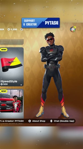 iShowSpeed in Fortnite!