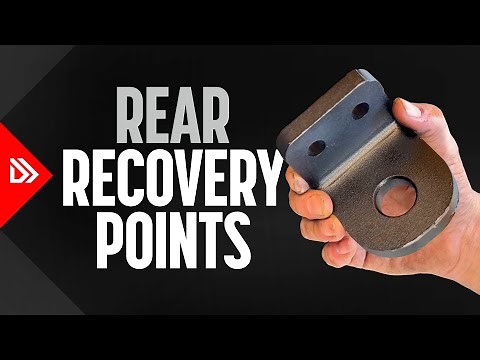 REAR RECOVERY POINTS for 5th Gen Toyota 4runner solution and Installation