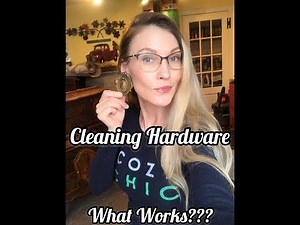 Cleaning Brass Hardware, Let's compare 3 ways!!!
