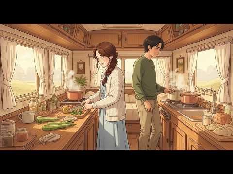 A Quiet Beach Caravan Life.