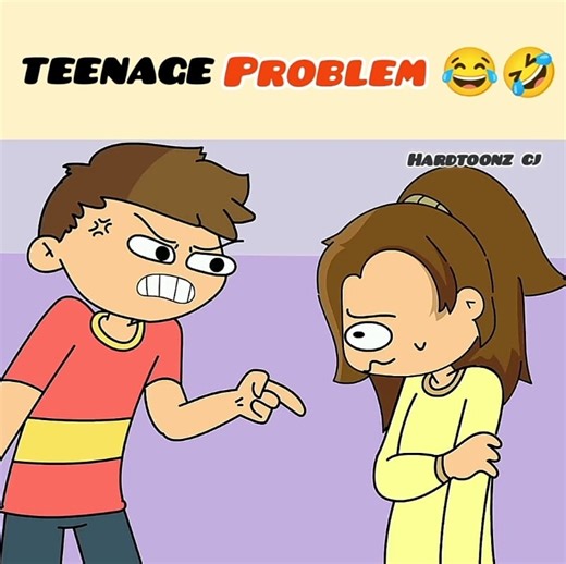 62K views · 2.5K reactions | Teenage problems!藍 || Hardtoonz Cj || #animation #funnymemes #teenage #problem #reelkarofeelkaro #animated #cartoon #funnyvideos #reels, #trending #crazy #cartoon Follow_me_guys.. | Hardtoonz Cj | Facebook