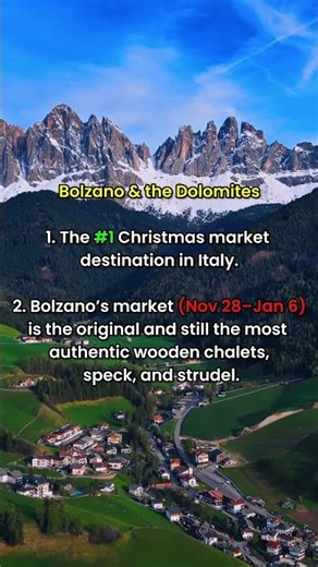 🏔️ Bolzano & the Dolomites The Perfect December Vacation