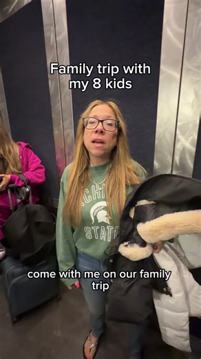 I manifested a trip with all 8 of my kids! @KAILEY ANNA | family travel