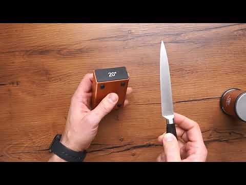 Sharpening a Paring Knife with a Tumbler Rolling Sharpener - Easy and Effective!